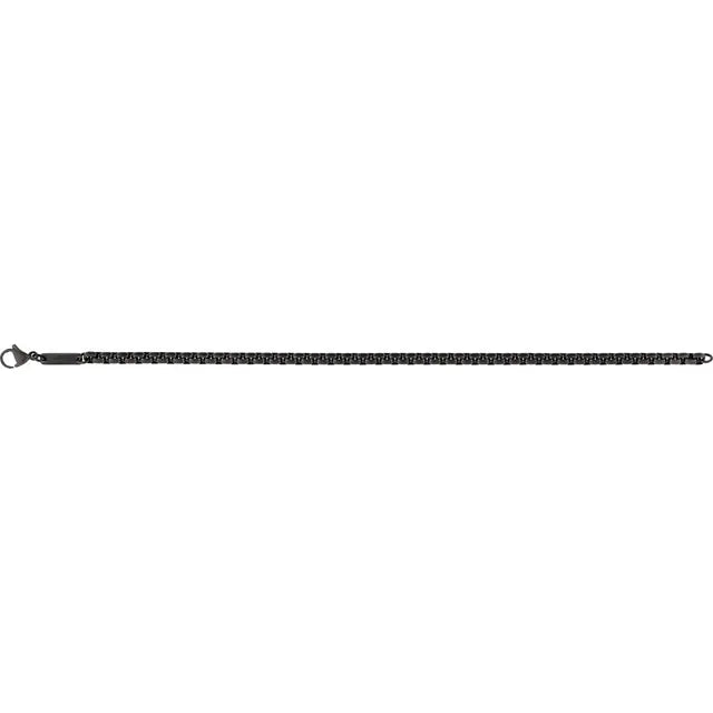 Titanium 4 mm Round Box 8" Chain