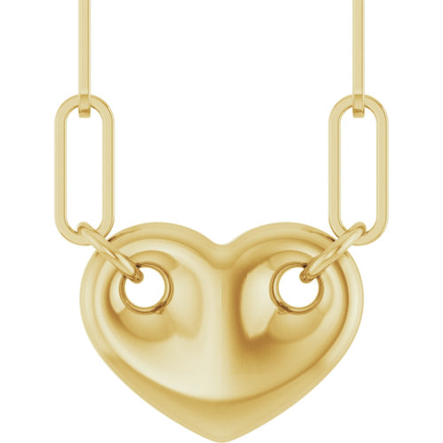 14k Gold - Golden Heartbeat Necklace